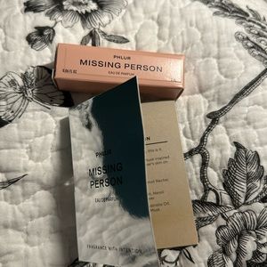 Plhur Missing Person perfume samples